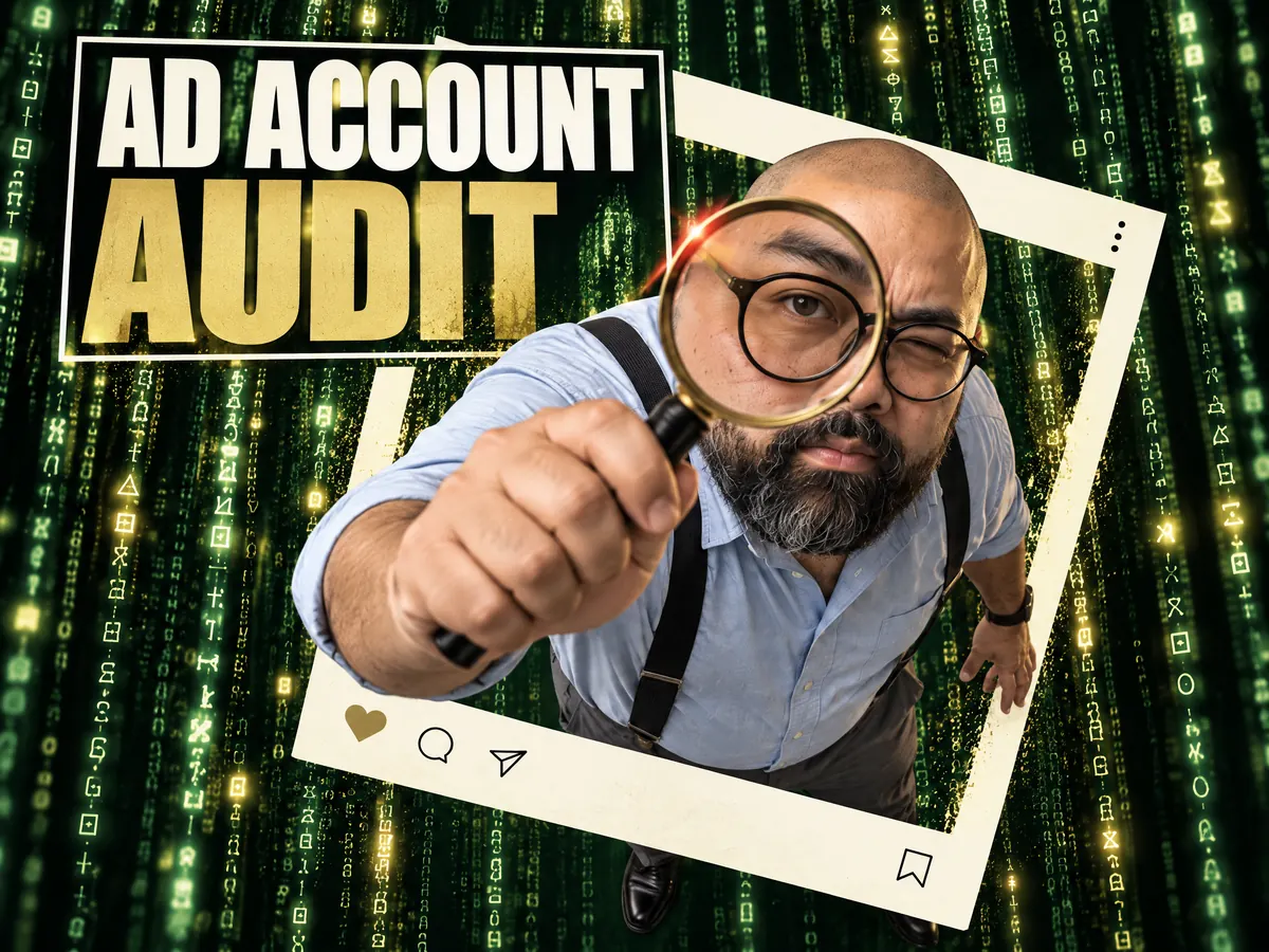 ที ส่องแว่นขยาย ข้อความ AD ACCOUNT AUDIT