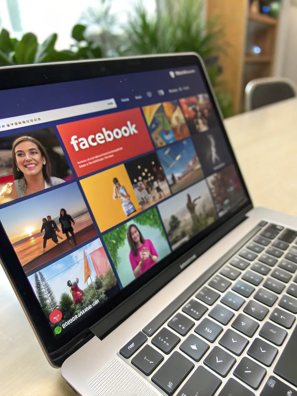 A focused close-up shot of a laptop screen displaying a Facebook Ads Manager dashboard, showcasing key metrics and campaign performance data, used to represent 23Ads' expertise in Facebook Ads.