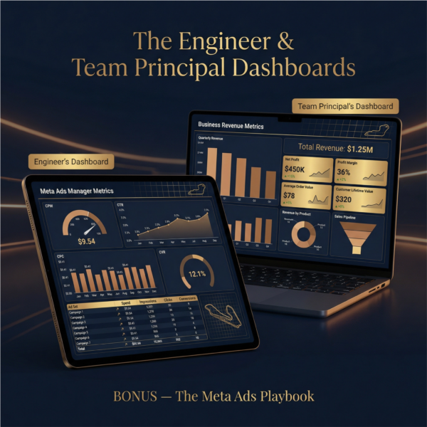 The Engineer & Team Principal Dashboards